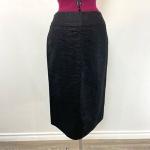 Classic Black Pencil Skirt - Women's Sleek Office Style